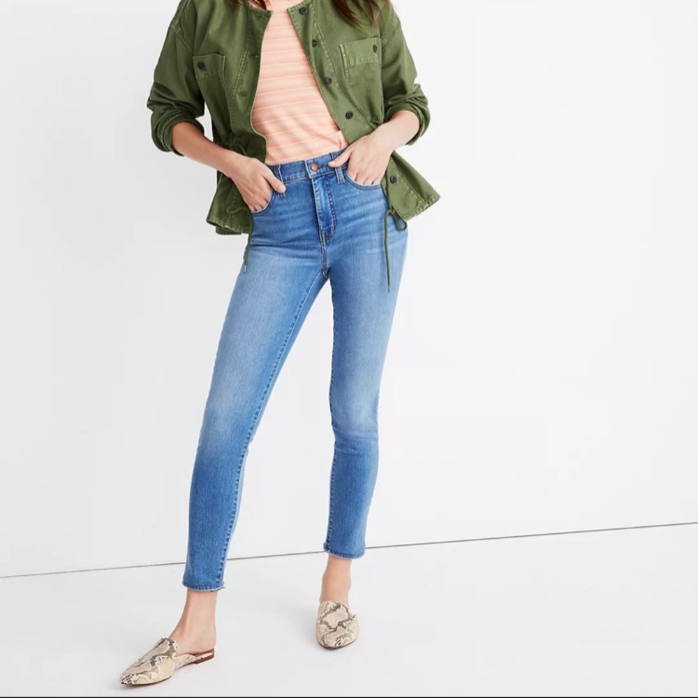 Womens Madewell Roadtripper Crop Jeans Ibiza Wash Size 26 Sold Out Online!